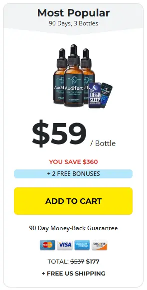 audifort 3 bottles