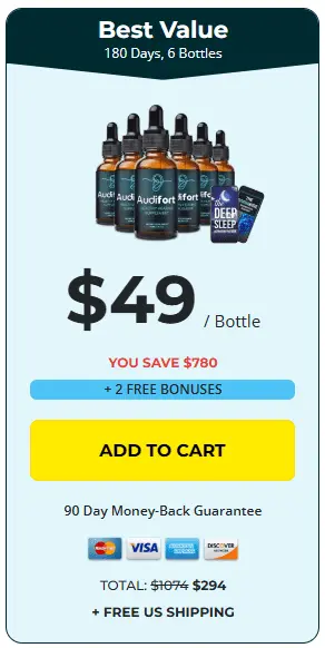 audifort 6 bottles